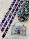 Go Cats Sequin Bag Strap