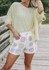 Pastel Crochet Shorts