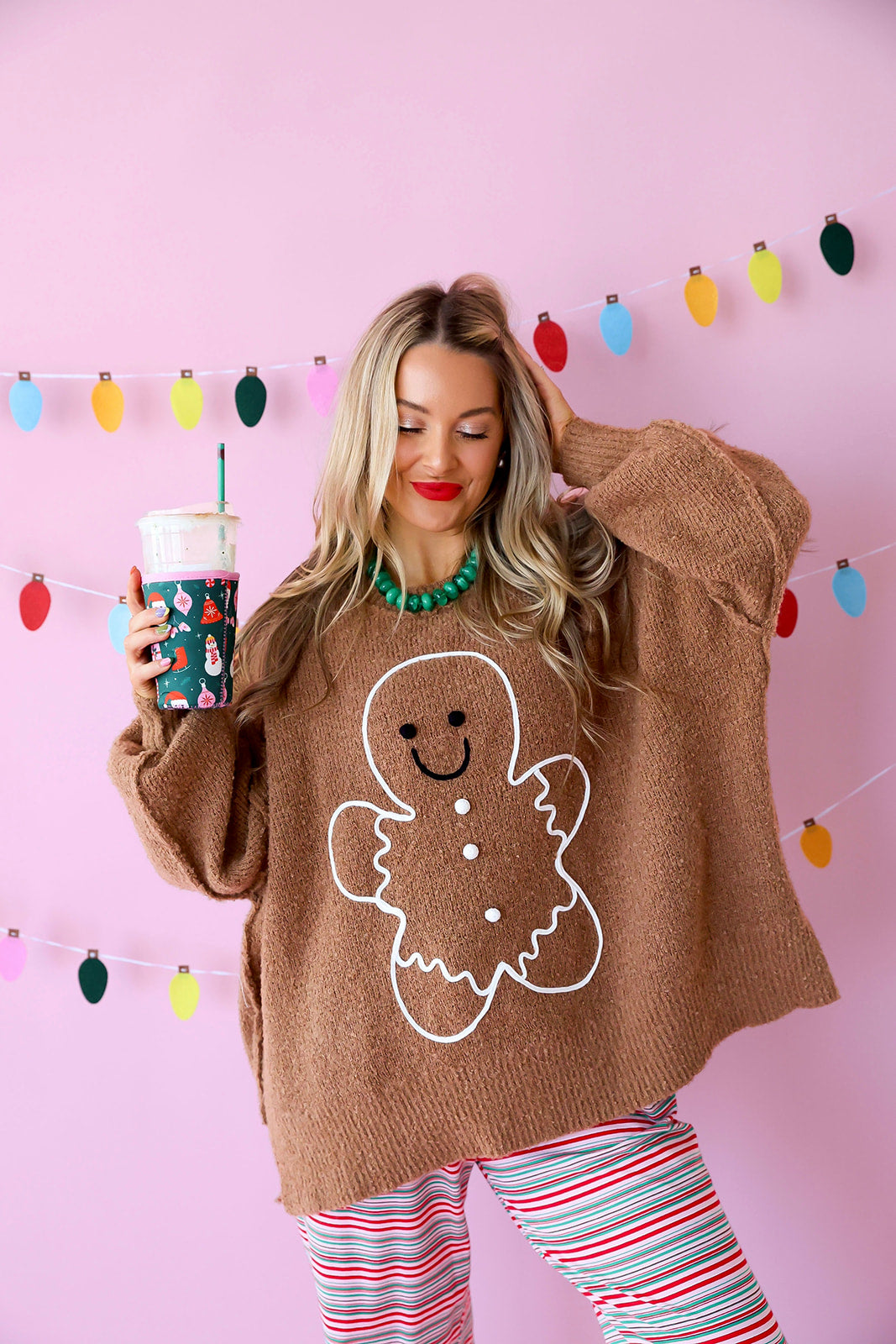 Gingerbread Dreams Sweater- Restock