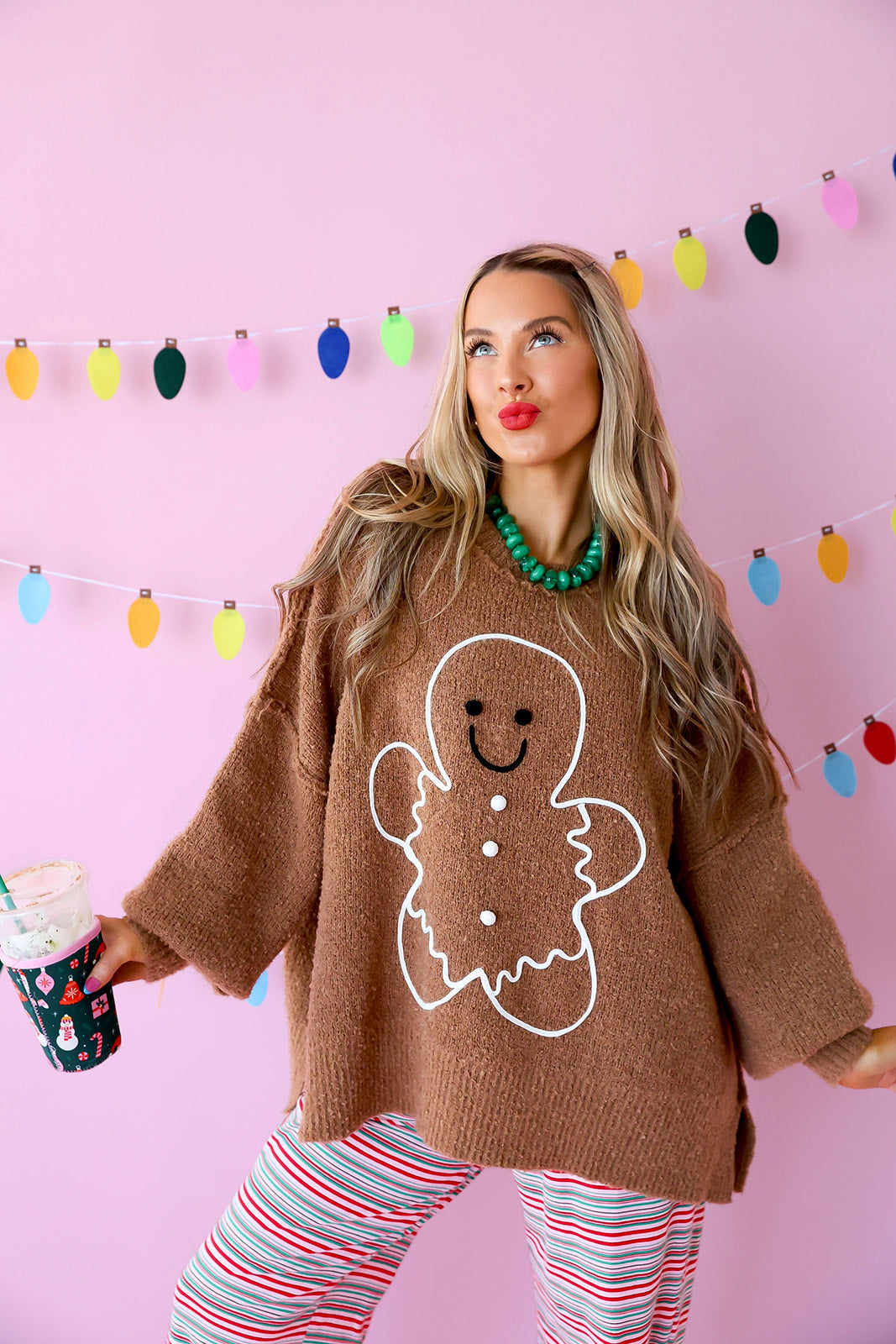 Gingerbread Dreams Sweater- Restock