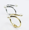 PREORDER: Treasure Jewels- Silver Kind of a Moment Double Pearl Bangle