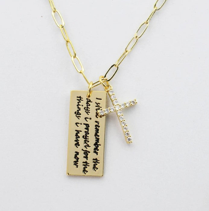 PREORDER: Treasure Jewels- Thankful Necklace Gold