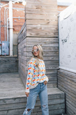 Hints Of Spring Sweater