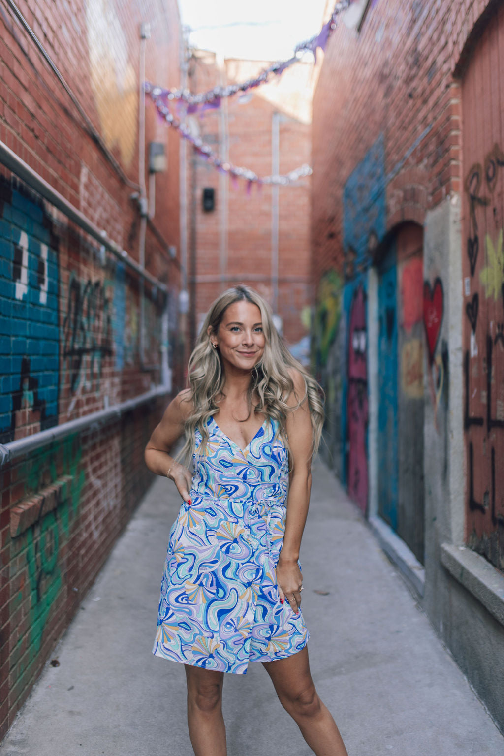 Follow The Path Wrap Dress