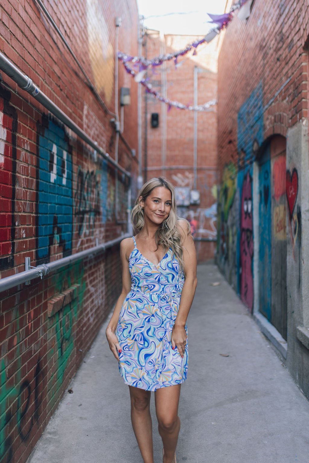 Follow The Path Wrap Dress