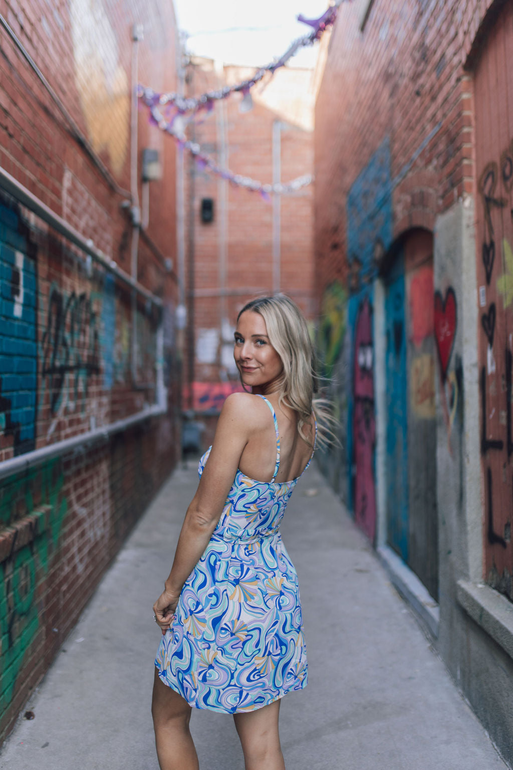 Follow The Path Wrap Dress