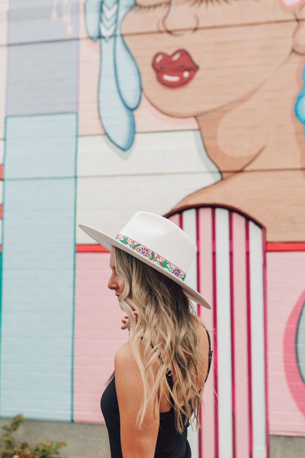 Cream Multi-Detail Rancher Hat
