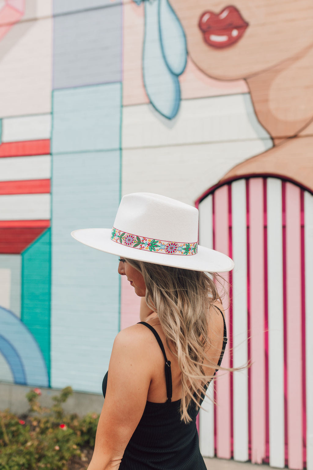 Cream Multi-Detail Rancher Hat