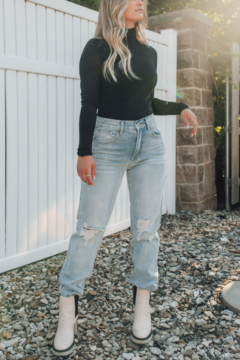 Butter Soft Turtleneck Bodysuit-Black