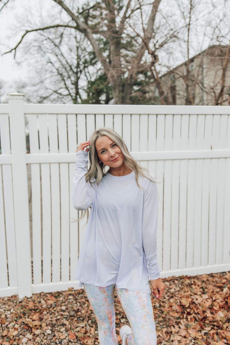 In Alignment Long Sleeve-Lavender