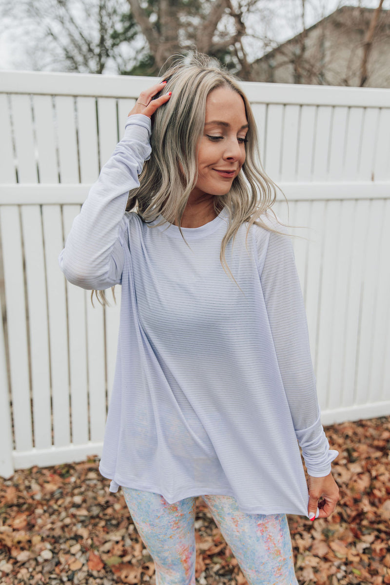 In Alignment Long Sleeve-Lavender