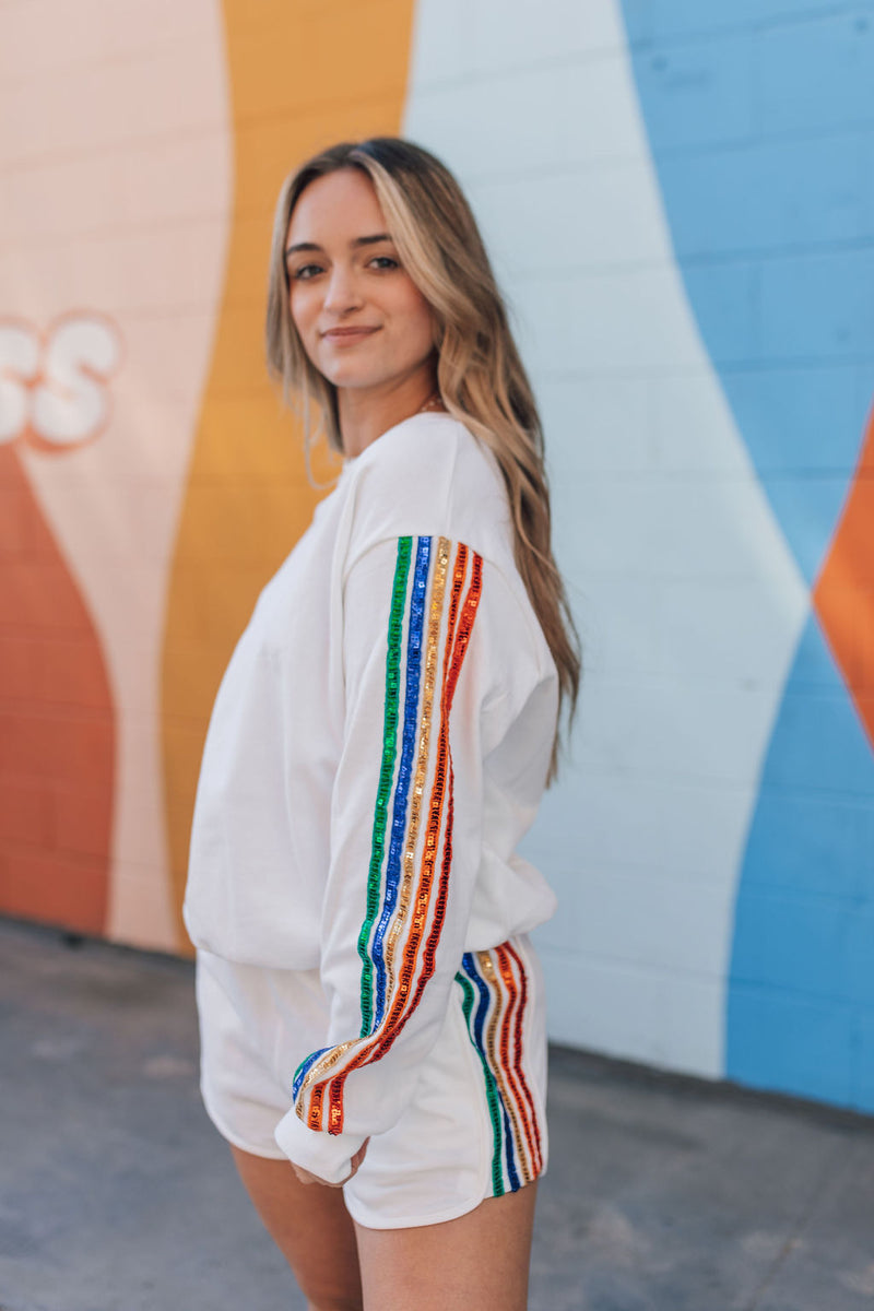 End of The Rainbow Top-White