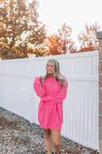 I Choose Pink Sweater Dress