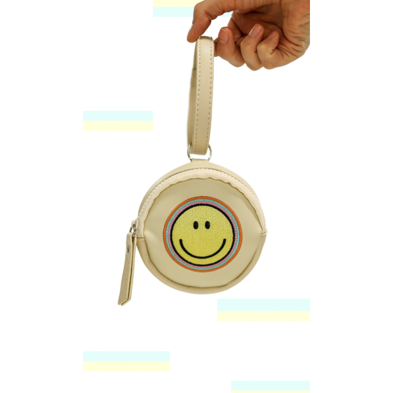 Smiley Patch Pouch