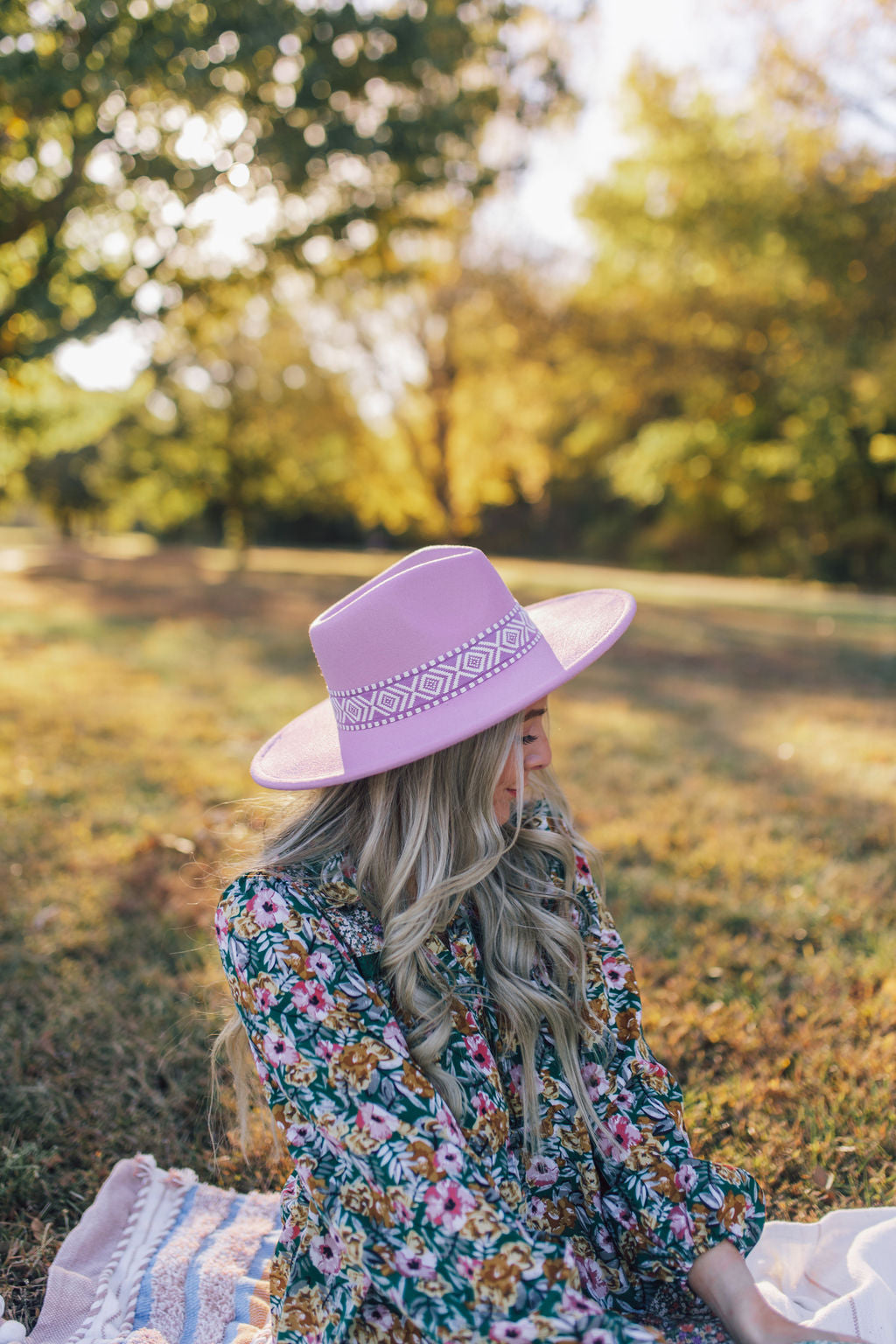Felt Like Fall Hat-Pink