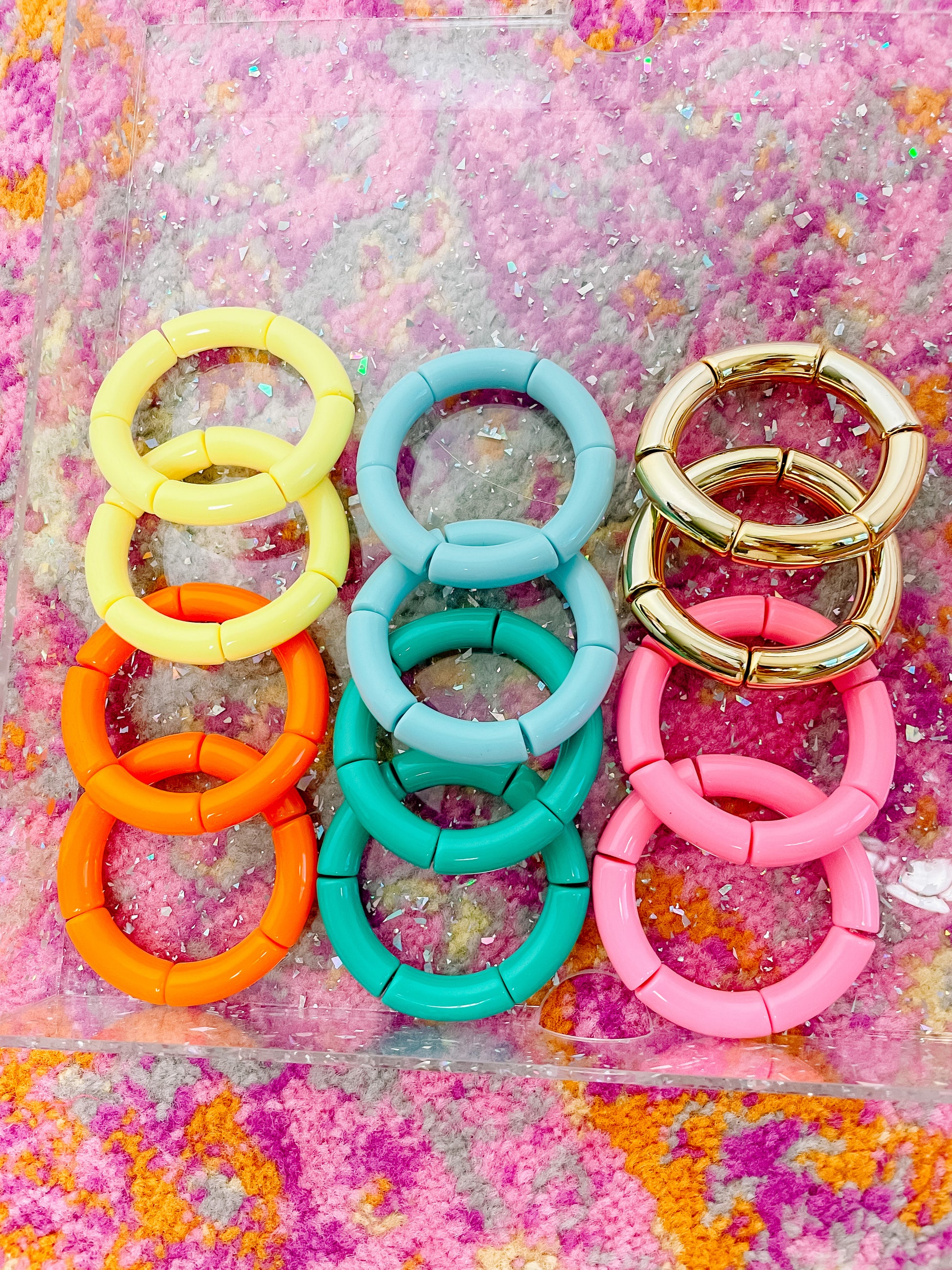 The Bright Side Acrylic Bracelets