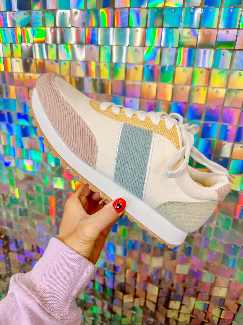 Dirty Laundry: Pastel Colorblock Sneakers