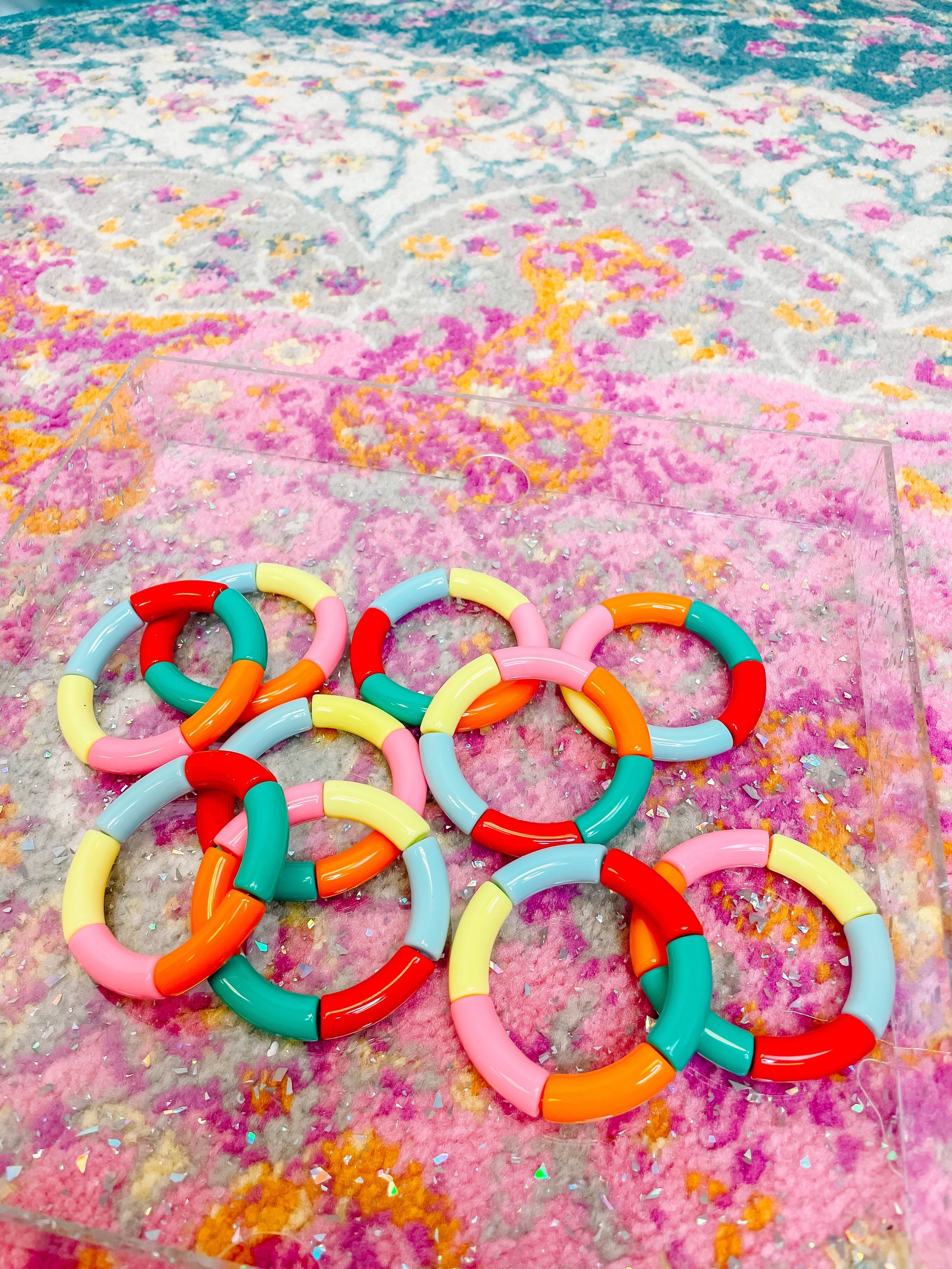 The Bright Side Acrylic Bracelets